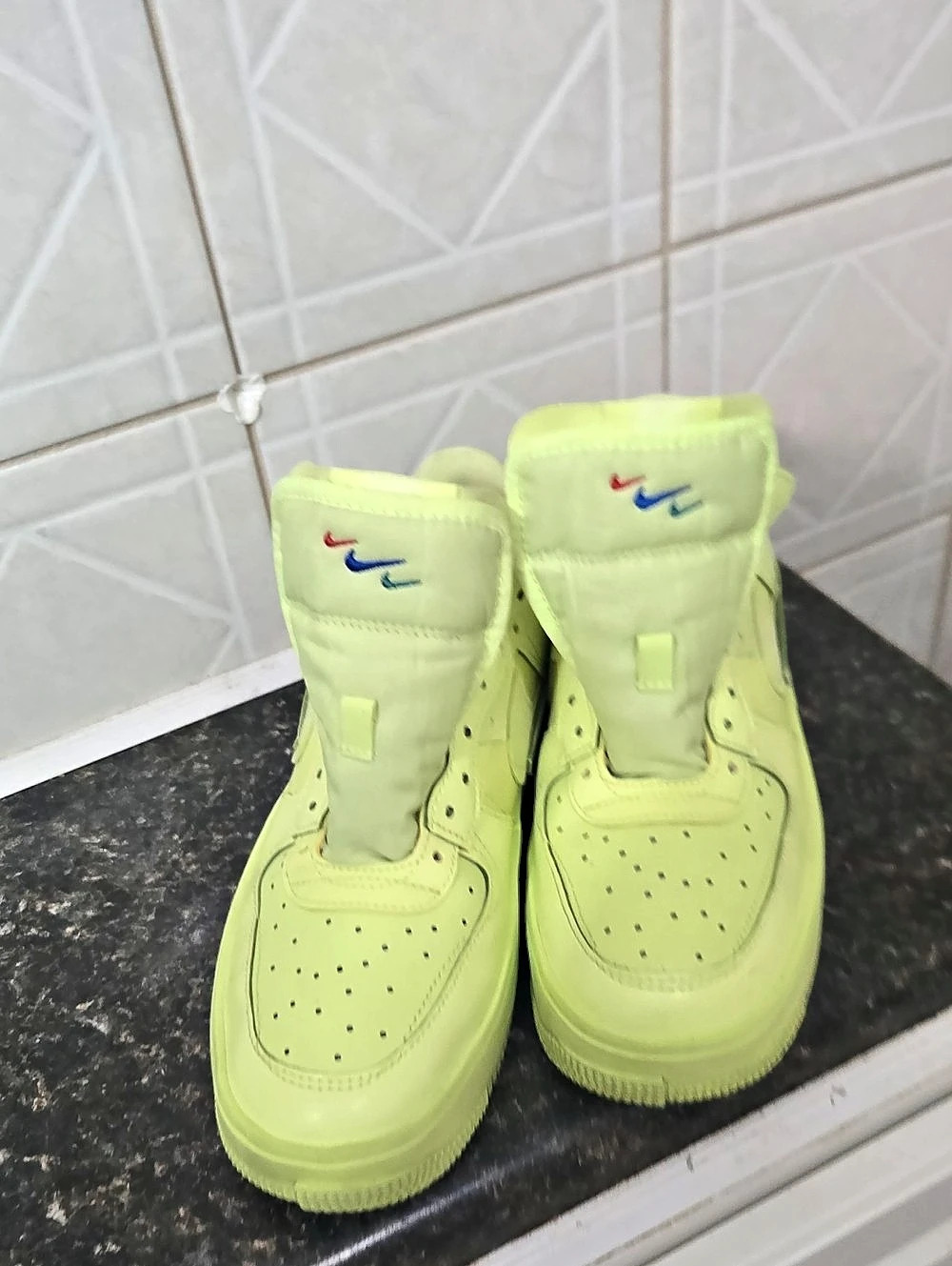 Nike Air Force 1 Shadow Barely Green Crimson Tint Sneakers